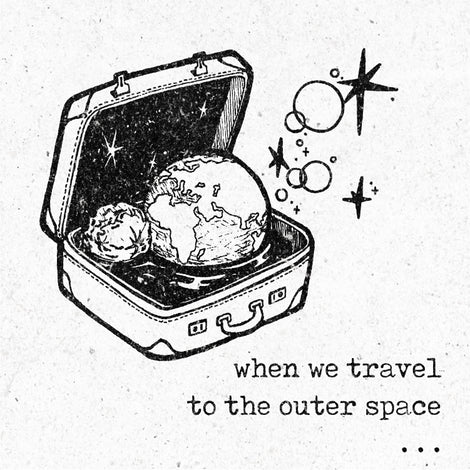 When we travel to the outer space..